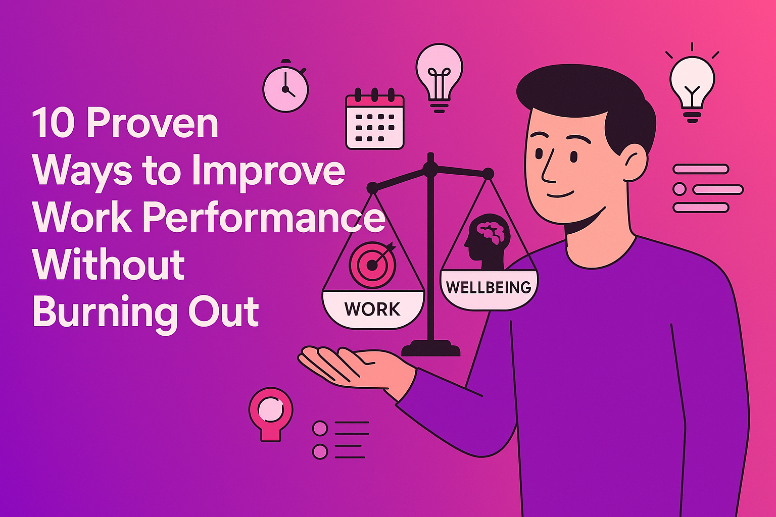 10 Proven Ways to Improve Work Performance Without Burning Out
