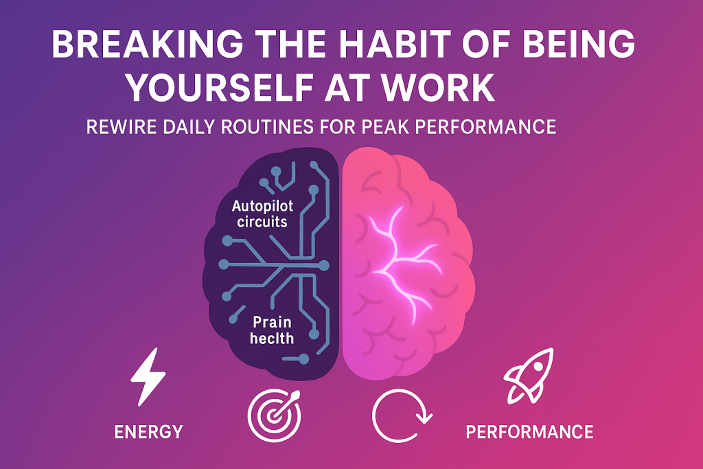 Breaking the Habit of Being Yourself: How to Rewire Daily Work Routines for Peak Performance